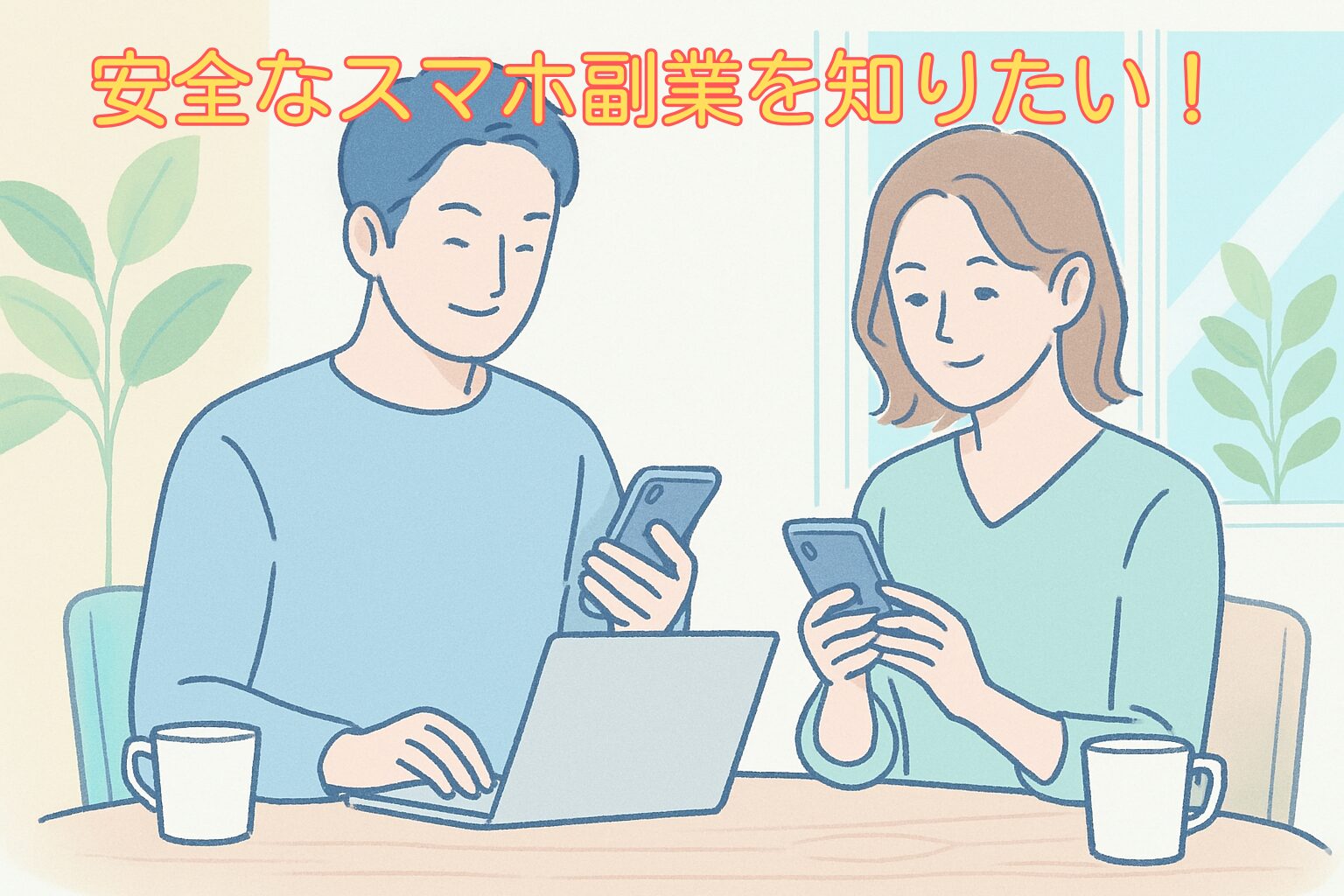 【2025年版】安全なスマホ副業おすすめ10選|怪しい副業を避けて安心して稼ぐ方法の記事アイキャッチ画像