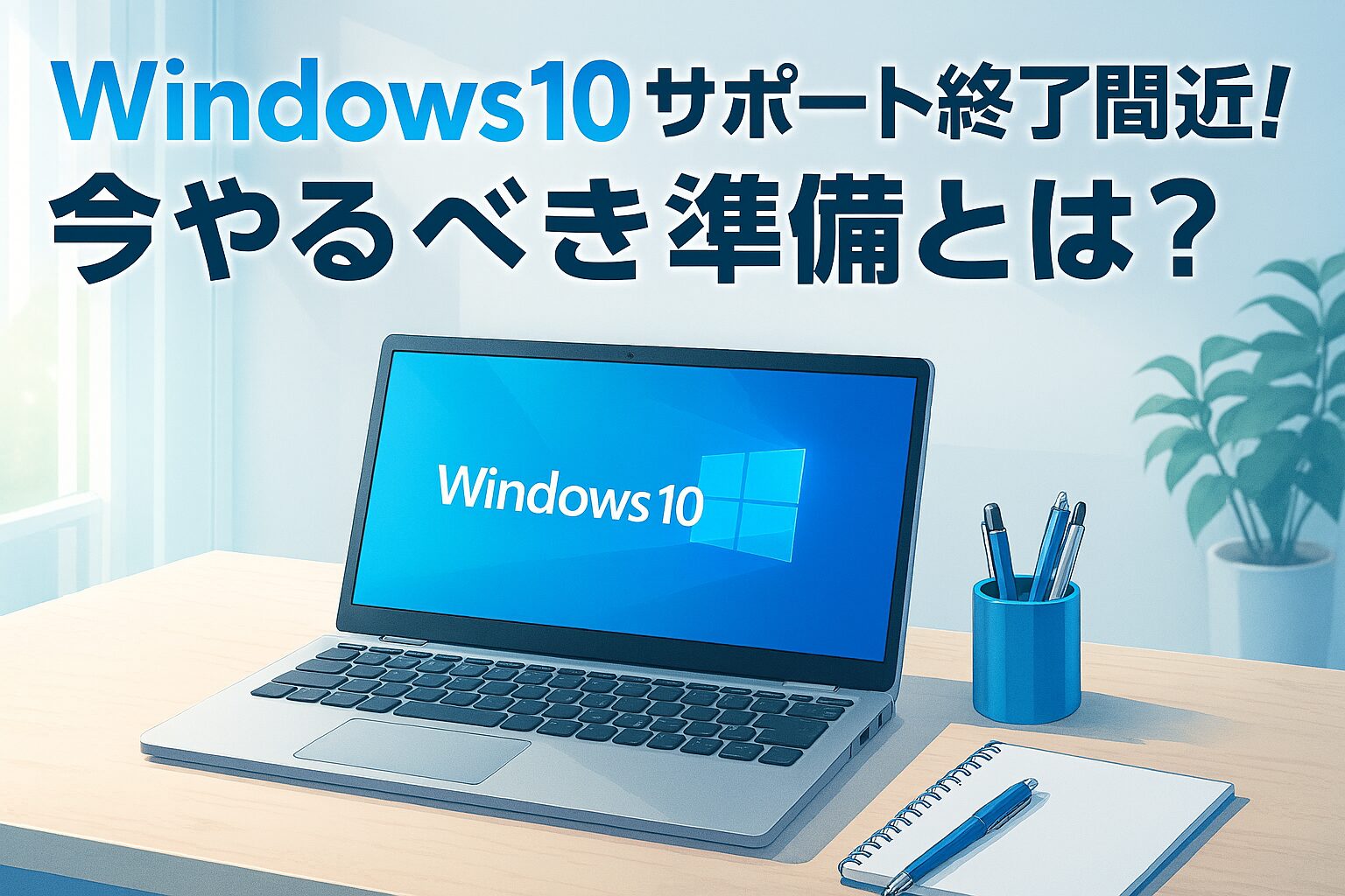 Windows10サポート終了で駆け込み続出!あなたのPCも危ない?今すぐ確認したい3つのポイントの記事アイキャッチ画像