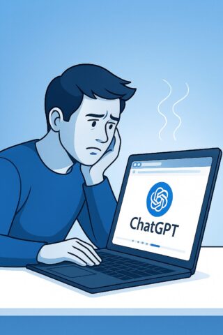 【イライラするよね】ChatGPTがブラウザで重い?原因とサクサク動かすための改善方法を徹底解説!の記事アイキャッチ画像