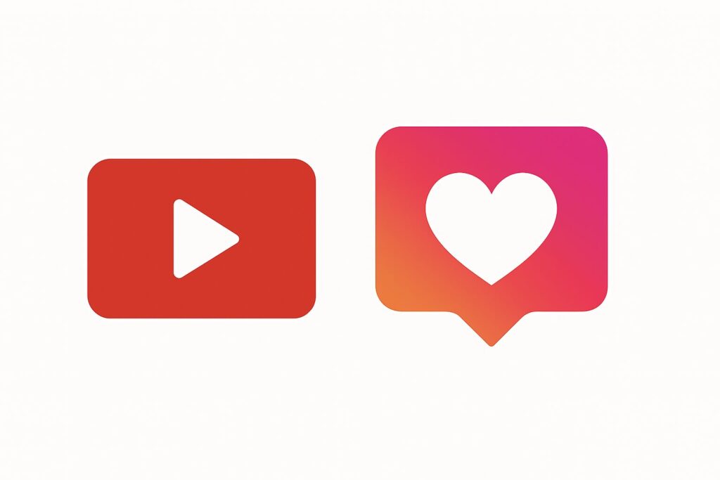 動画やSNSでの情報収集をイメージした画像